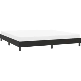 vidaXL Bettgestell ohne Matratze Schwarz 200x220 cm Samt - Schwarz