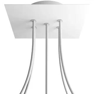 Creative Cables Kroq205f102 Rose-one Square Matt Weiß Rosen-set - Multicolor - 200 mm