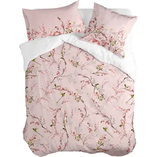 Chinoiserie rose Bettbezug 240 x 220 cm 100% Baumwolle Hergestellt in Europa - Bunt