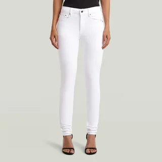 G-Star für Damen. D05175-C258-G547 Jeans 3301 Skinny weiß (28/28), Lässig, Baumwolle, Denim