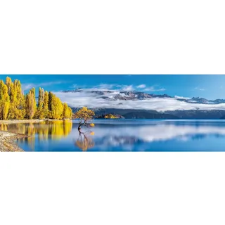 CLEMENTONI Panorama Wanaka 1000 Teile Erwachsene - HQ Collection - 98 x 33 cm - Anspruchsvolles Puzzle 14-99 Jahre - 39942