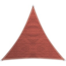 Windhager Sunsail ADRIA Dreieck Terracotta, Sonnensegel, Sonnenschutz, UV-Schutz, witterungsbeständig und atmungsaktiv, 3,6 x 3,6 m (gleichschenkelig), 10971