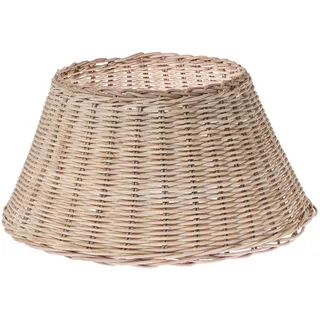 Beliani Weihnachtsbaumkragen 24 cm Braun Flocon , Naturmaterialen , Rund , 24 cm , Dekoration, Weihnachtsdekoration, Christbäume & Zubehör
