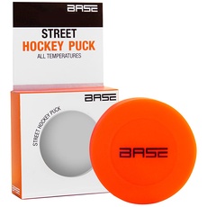 Base Unisex Puck I Für alle Beläge und Temperaturen I Kinder und Erwachsene I Inline-und Street Hockey I Orange, 7,5 cm