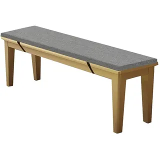 WEALSFUN Stuhlkissen Bankauflage Bankkissen Unterseite Antirutsch Bezug Waschbar Sitzauflag für Fensterbank Gartenbank Schaukel Terrasse Esstisch Outdoor Drinnen,Dunkelgrau 160x40x5CM
