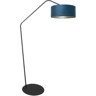 Anne Lighting - stehlampe - ZigZag - blau schwarz - metall - bogenlampe - E27 - 4248ZW - Blau, Schwarz
