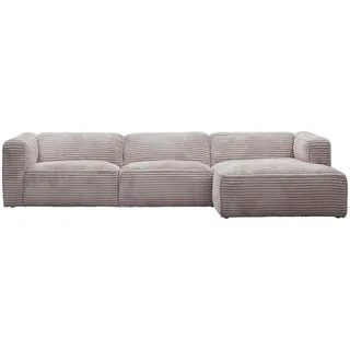 Stylife Ecksofa , Taupe , Textil , Ottomane rechts, Eckteil , 332x163 cm , Stoffauswahl, Armteil links, Armteil rechts , Wohnzimmer, Sofas & Couches, Wohnlandschaften, Ecksofas