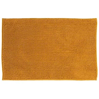 Badematte 50x80cm "colorama" gelb - Chenille Teppich, senfgelb, Polyester, Abmessungen 80,5x50 cm - 5 five simply smart