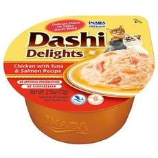 Bild Dashi Delights Katzenfutter nass, zarte Stückchen in Sauce mit Huhn, Thunfisch und Lachsgeschmack g (Rabatt für Stammkunden 3%)