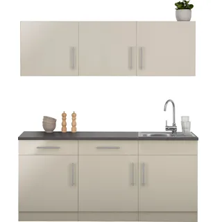 WIHO KÜCHEN Küchenzeile Cali 180 cm beige
