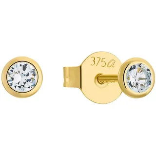 Amor Ohrstecker 2013550 goldfarben-weiß Zirkonia 375