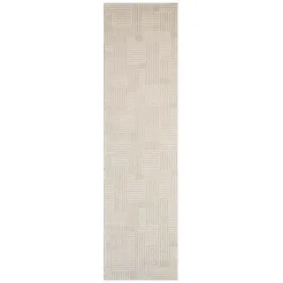 Carpet City Teppich »FLAIR177« rechteckig 11 mm Höhe Kurzflor-Teppich, Skandi-Stil, Wohnzimmer, beige