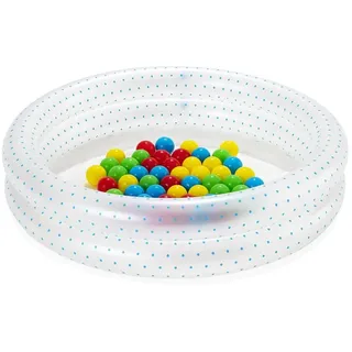 Bestway Up, In & Over Planschbecken mit Spielbällen, sortiert 91 x 20 cm, 1051141XXX19, Mehrfarbig