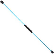 Relaxdays Swingstick, Fitness Schwingstab für Vibrationstraining & Tiefenmuskulatur, flexibel, Fiberglas, 160 cm, blau