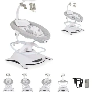 Cangaroo Babywippe La Scala elektrisch Schaukelfunktion Vibration Fernbedienung rosa - Rosa