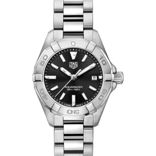 Tag Heuer Aquaracer Damenuhr silber schwarz WBD1410.BA0741 - Silber