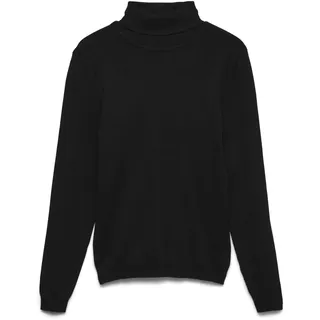 Vero Moda Rollkragenpullover Schwarz M