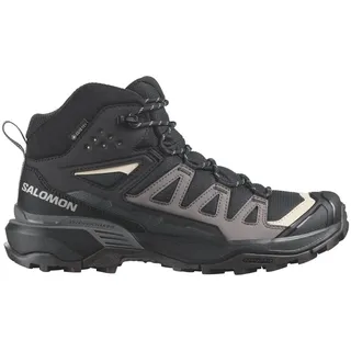 Salomon Shoes X Ultra 360 Mid Gtx W Bl - black/plum kitten/shale, Größe:4