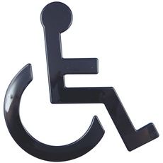 Bild Serie 801 Symbol Rollstuhl tiefschwarz