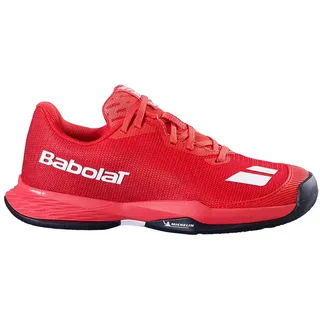 Babolat Jet Mach 3 Boy Sandplatzschuhe - Cherry Tomato / White - EU 37