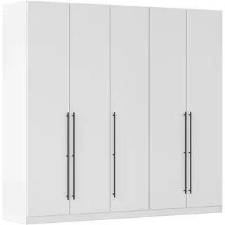 Rauch Wäscheschrank Avola 226 x 197 x 54 cm Weiß/Schwarz