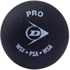 DUNLOP Dunlop D N 1SR Squashball, Schwarz - Einzelball