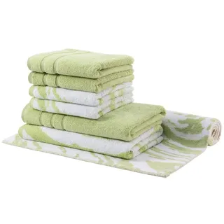 Egeria Marble Set mit Handtücher, Duschtücher und Badteppich 60x100cm 433 Fawn