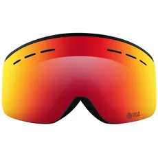 YEAZ Snowboardbrille »Ski- Snowboardbrille schwarz RISE«, rot