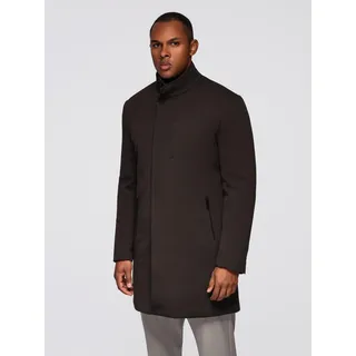 Ombre Clothing Herrenmantel Seminap dunkelbraun S - Braun
