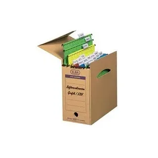 ELBA Archivboxen tric system braun 16,0 x 34,1 x 31,5 cm, 6 St.