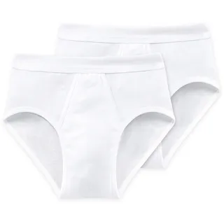 SCHIESSER Essentials Slip weiß M 2er Pack