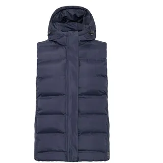 Steppweste OXMO "Steppweste OXMariann", Damen, Gr. M, blau (insignia blau), Obermaterial: 100% Polyester PES., Westen Steppweste