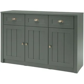 furn.design Sideboard 130 x 86 cm Grün