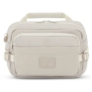 Johnny Urban Bauchtasche Herren & Damen Beige - Travis - Geräumige Gürteltasche Groß für Wandern Reisen Outdoor - Verstellbarer Gurt & Wasserabweisend