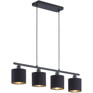 Trio Tommy 4-flg. 12 cm schwarz matt