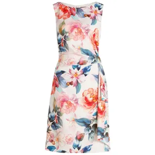 Vera Mont Cocktailkleid mit Blumenprint Rosé/Rot 42