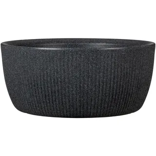 Scheurich Lineto Ø 28,6 x 12,6 cm Schwarz