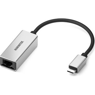 MARMITEK USB-C® Adapter [1x USB-C® - 1x RJ45-Buchse] USB-C / Ethernet Adapter 0.15m