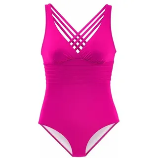 LASCANA Badeanzug Damen pink Gr.38 Cup C