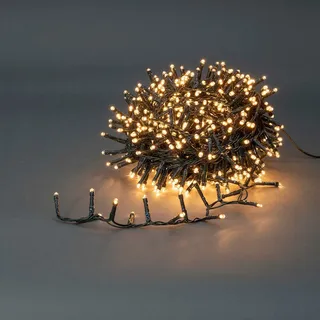 Nedis LED-Lichterkette Kompakter Cluster 14 m Grün