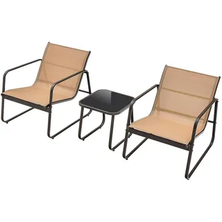 Costway Balkonset, Braun,