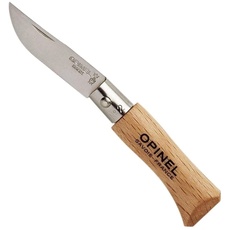 Opinel Inox Natural Messer, braun, S