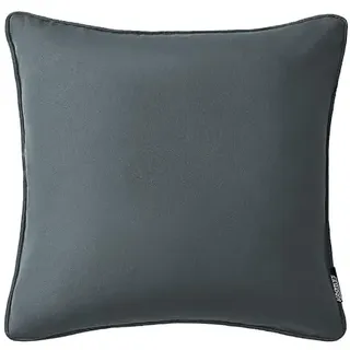 ROOM99 Aura 40 x 40 cm Zierkissenbezüg Kissenbezüg Kissenhüll Dekorative Dekokissen Wurfkissenbezug Deko Aesthetic Modern Schlafzimmer Wohnzimmer Dunkelgrau,1 Stück