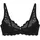 Damen BH W mit Bügel ohne Polsterung Verstellbare Träger 85B schwarz