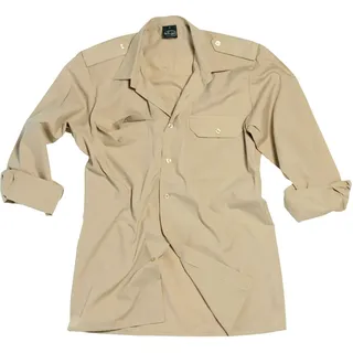 Mil-Tec Dienst, Hemd - Beige (Khaki) - 3XL