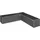 Belvedere MINI 201 x 201 x 45 cm Dunkelgrau-Metallic