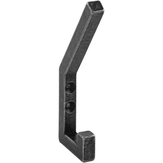 halcö Huthaken Ischgl B 10 mm, H 120 mm, Eisen verzinkt schwarz passiviert,