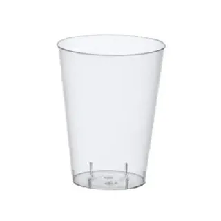 Papstar Plastikbecher 0,2 l Glasklar 50 St.
