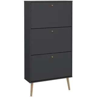 Home Affaire Schuhkipper 70 x 139 x 24 cm grau / Eiche