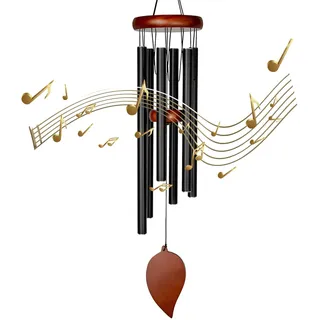 Windspiel Metall,Windspiele für Draußen Hängend,82cm Windspiel Garten, Wind Chimes,Klangspiel Garten Wetterfest,Windspiele Balkon,Klangspiel Garten Hängend,Glockenspiel für Terrasse,Gartenwindspiel